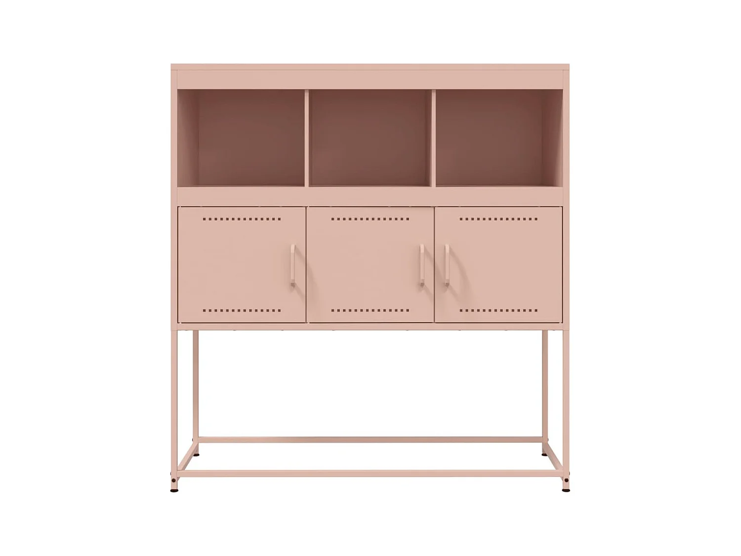 Credenza Rosa 100,5x39x107 cm in Acciaio