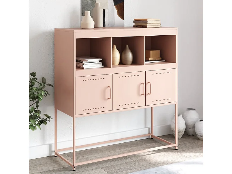 Sideboard Rosa 100,5x39x107 cm Stahl