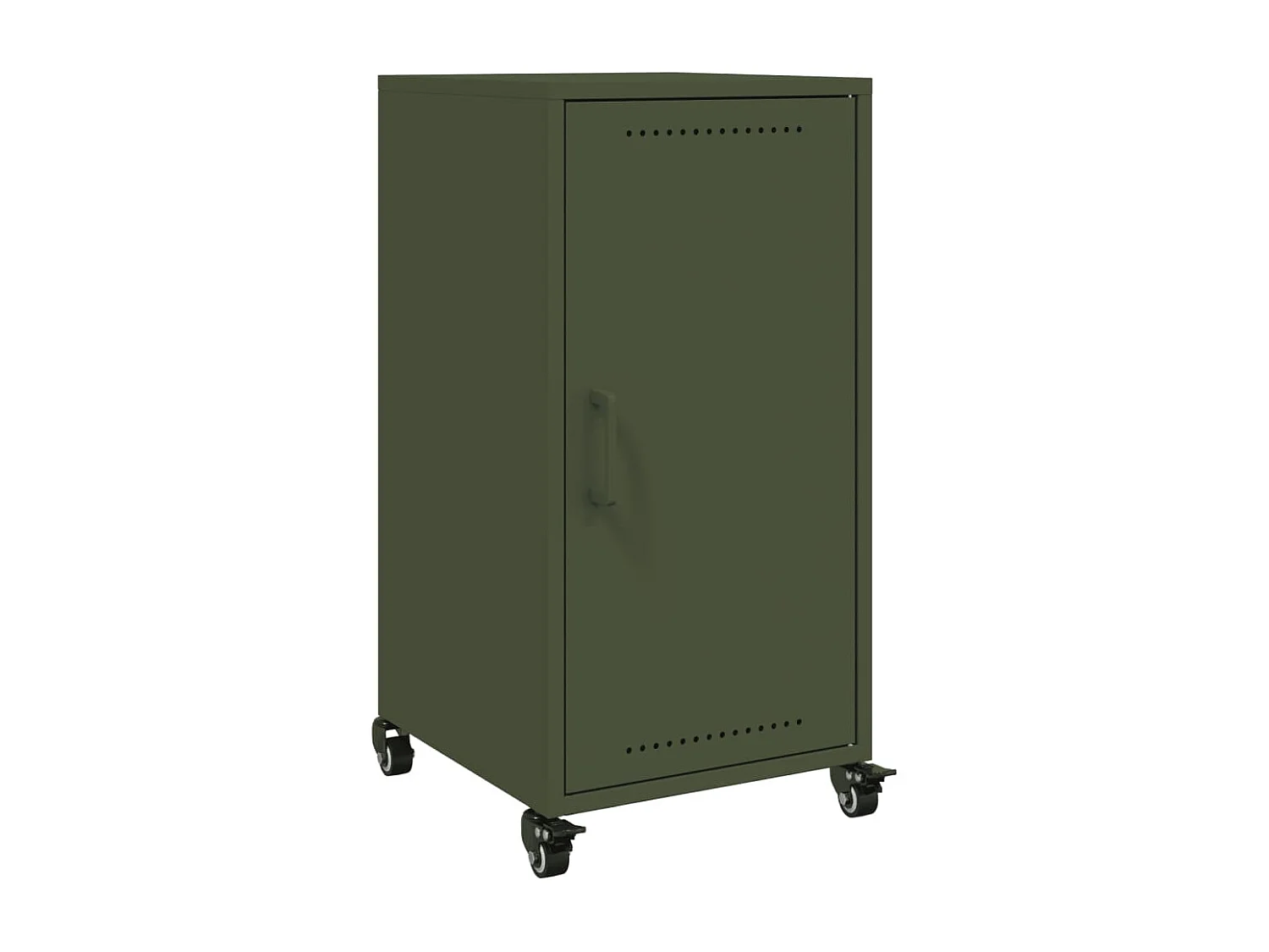 Credenza Verde Oliva 36x39x72 cm in Acciaio