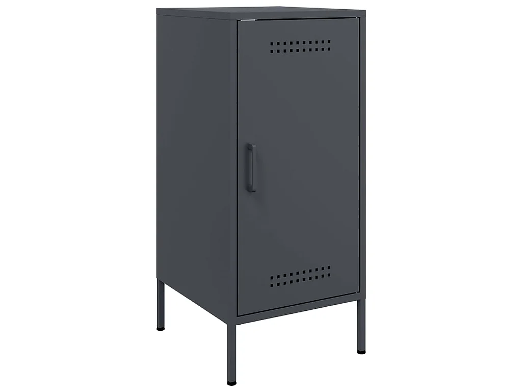 Dressoirs 2 st 36x39x79 cm staal antracietkleurig