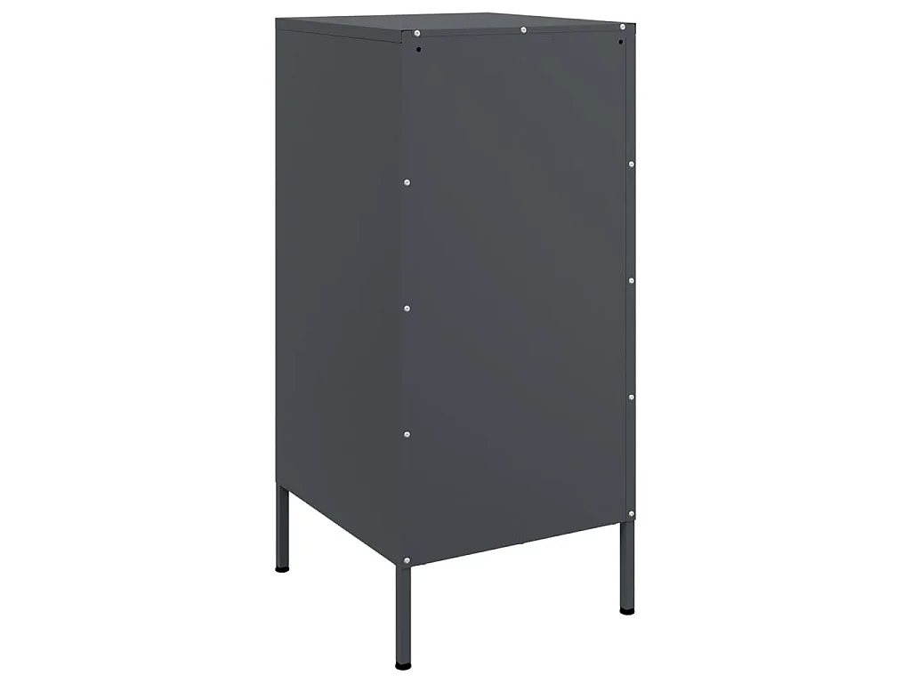 Buffets 2 pcs anthracite 36x39x79 cm acier