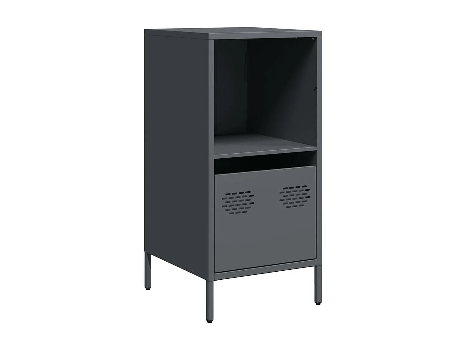 Buffet anthracite 35x39x73,5 cm acier laminé à froid