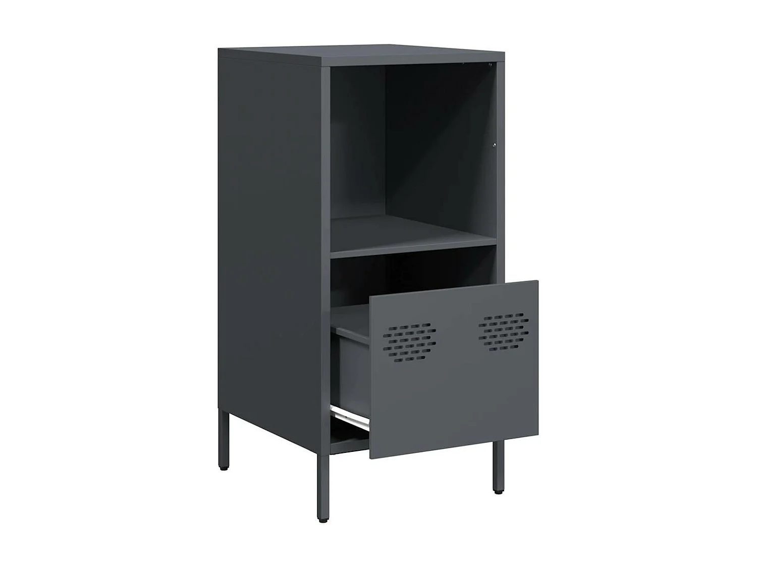 Buffet anthracite 35x39x73,5 cm acier laminé à froid