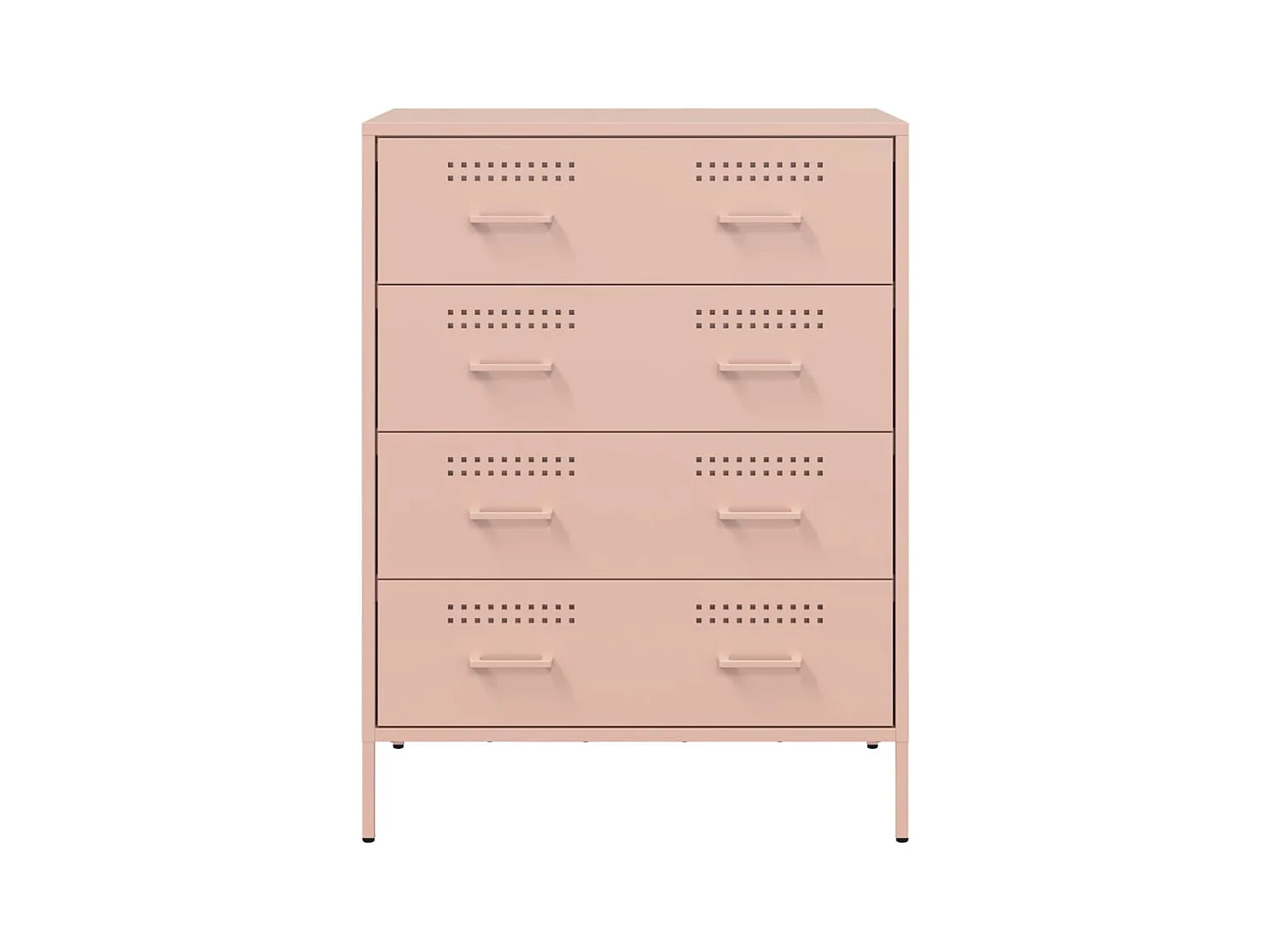 Credenza Rosa 68x39x89 cm in Acciaio