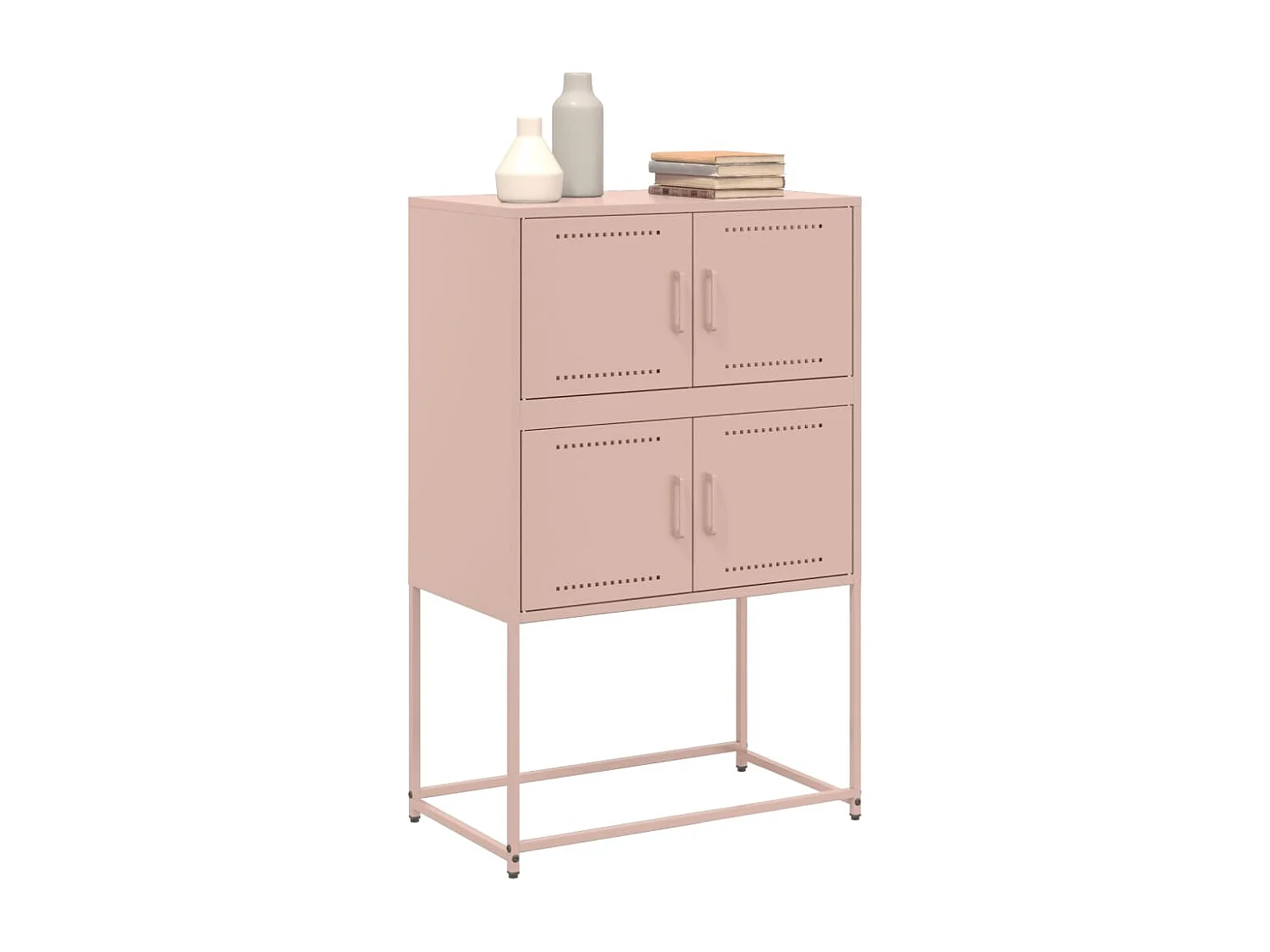 Sideboard Rosa 68,5x38,5x107 cm Stahl