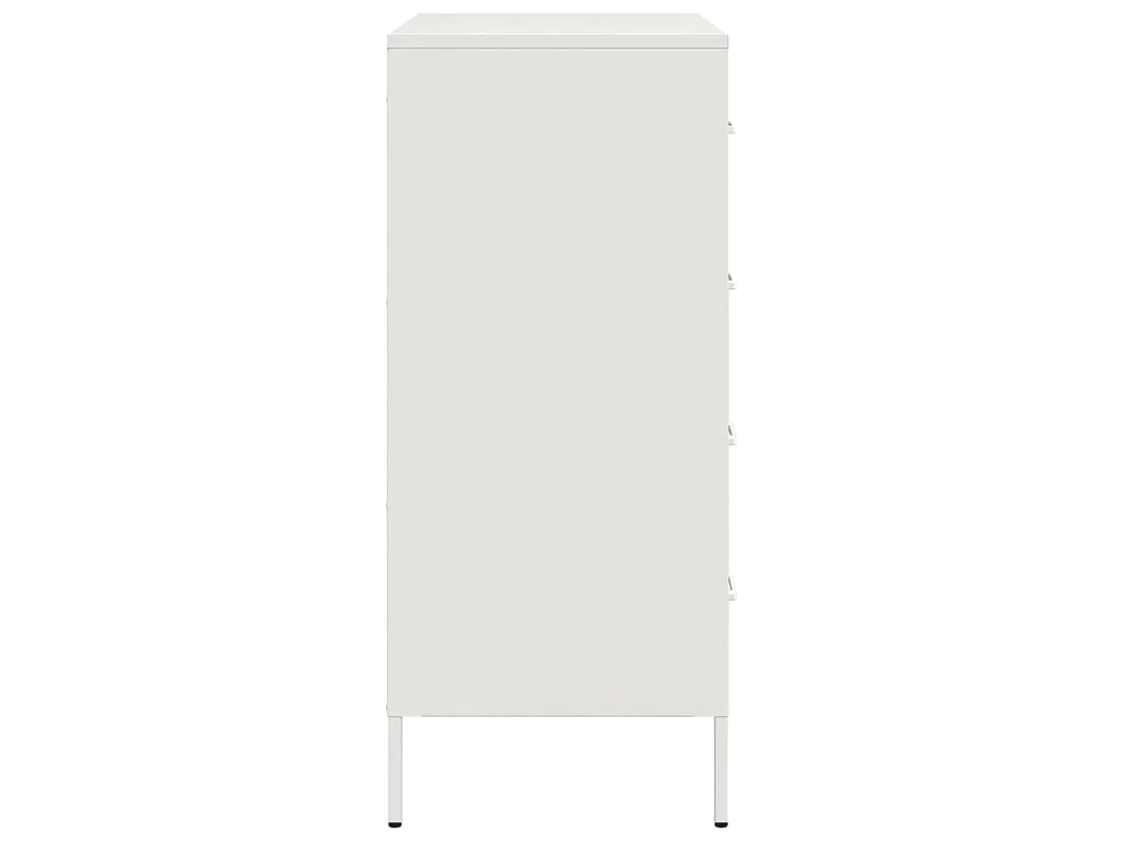 Sideboard Weiß 68x39x89 cm Stahl