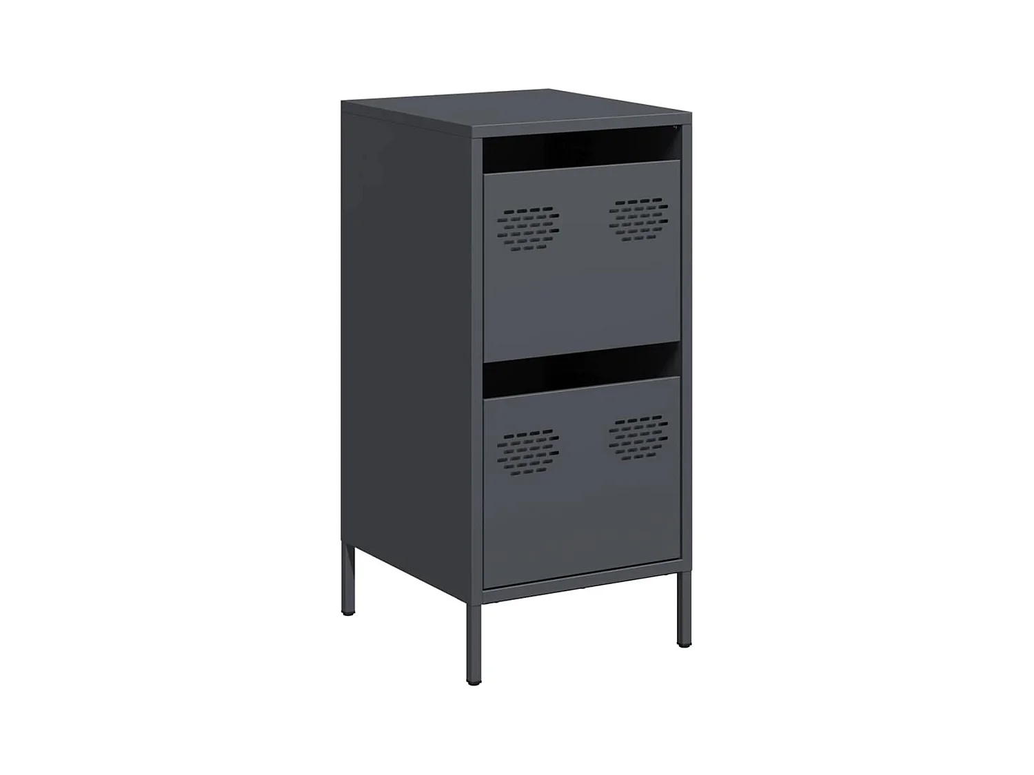 Sideboard Anthrazit 35x39x73,5 cm Kaltgewalzter Stahl