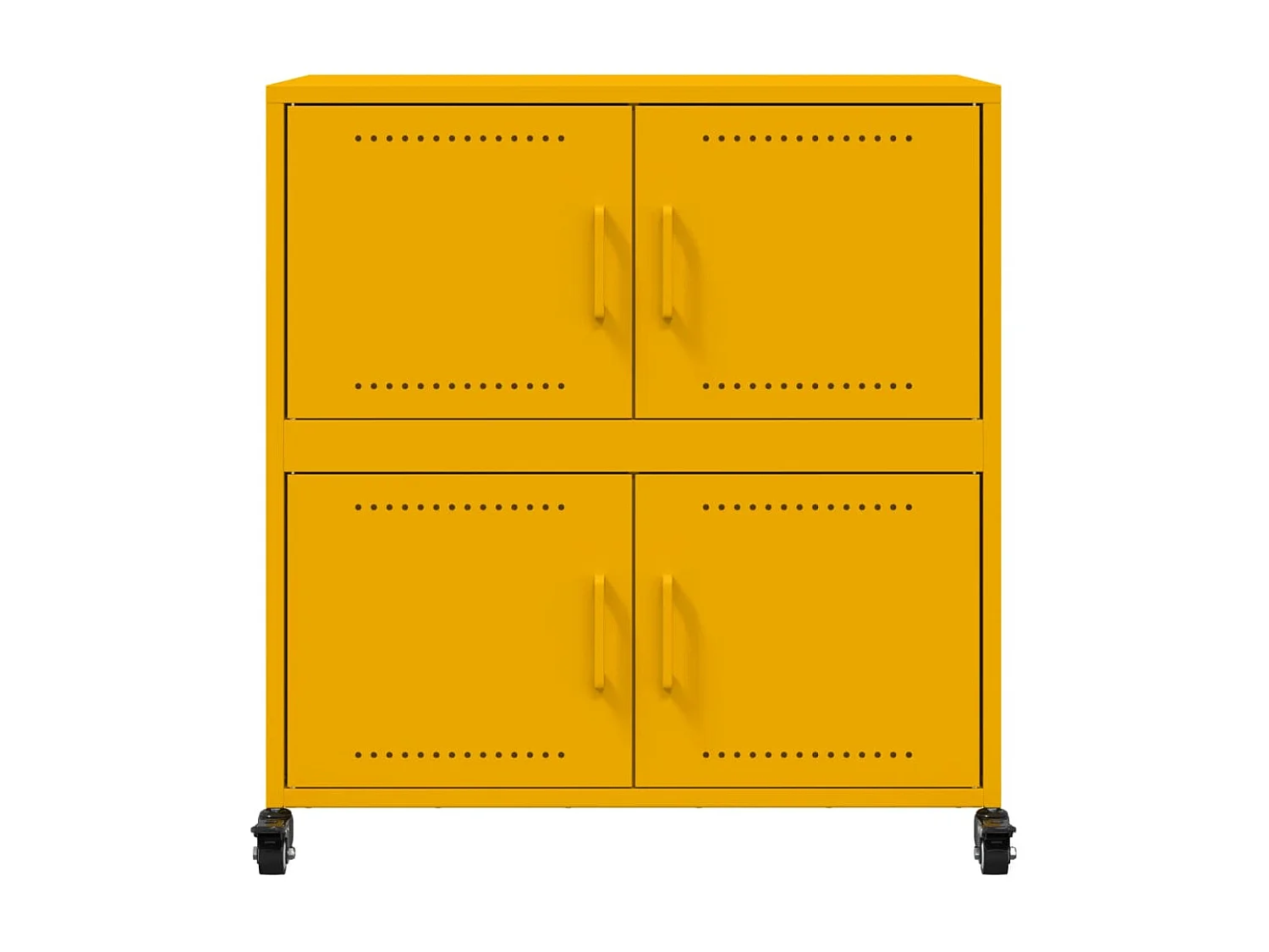 Sideboard Senfgelb 68,5x39x72 cm Stahl