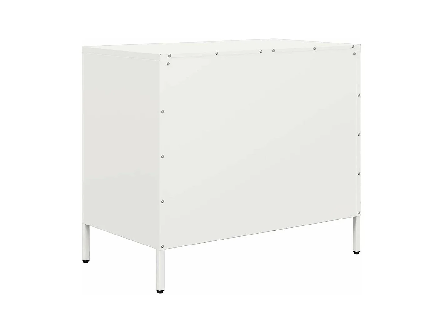 Dressoir 68x39x58,5 cm koudgewalst staal wit