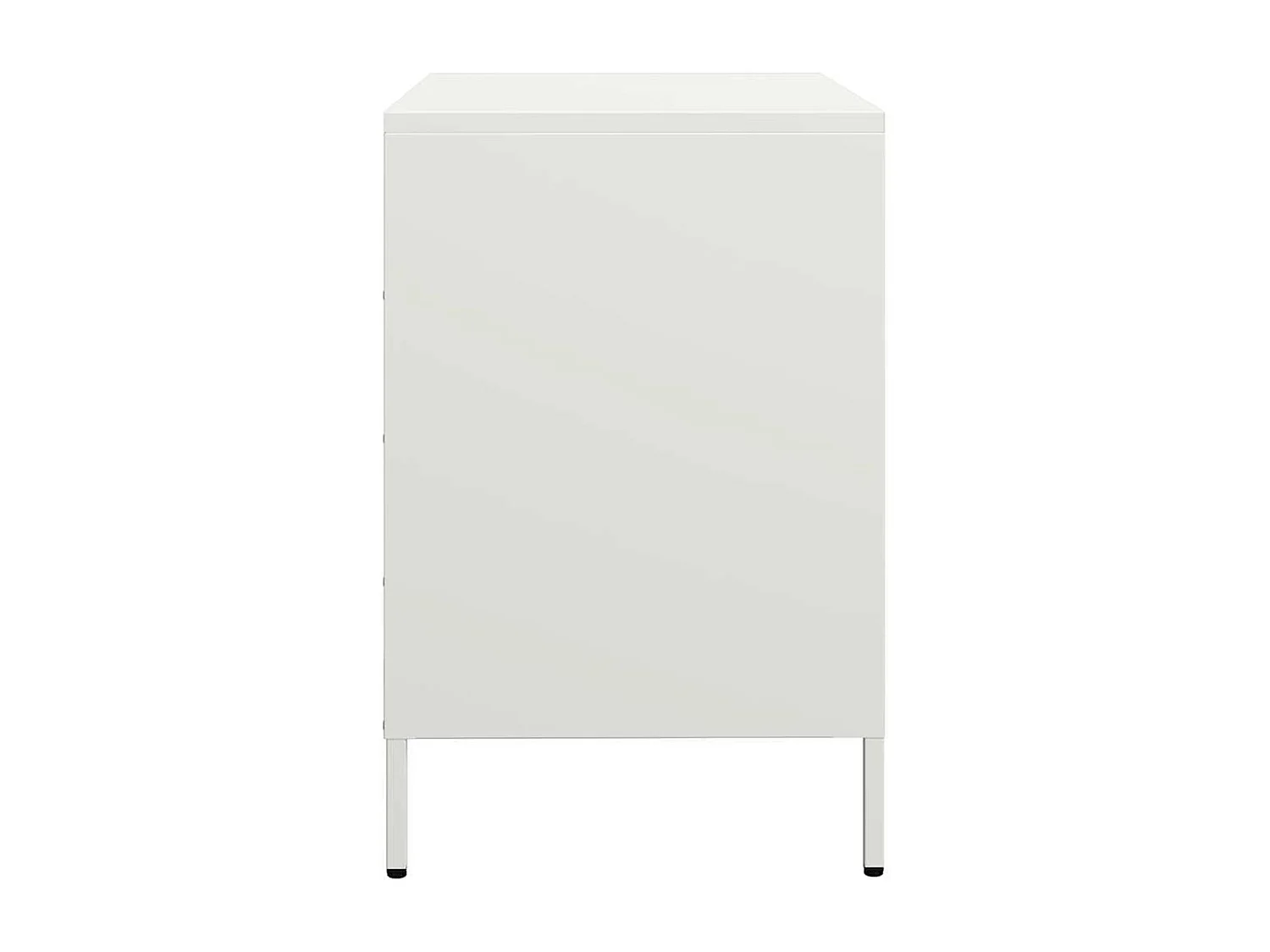 Buffet blanc 68x39x58,5 cm acier laminé à froid