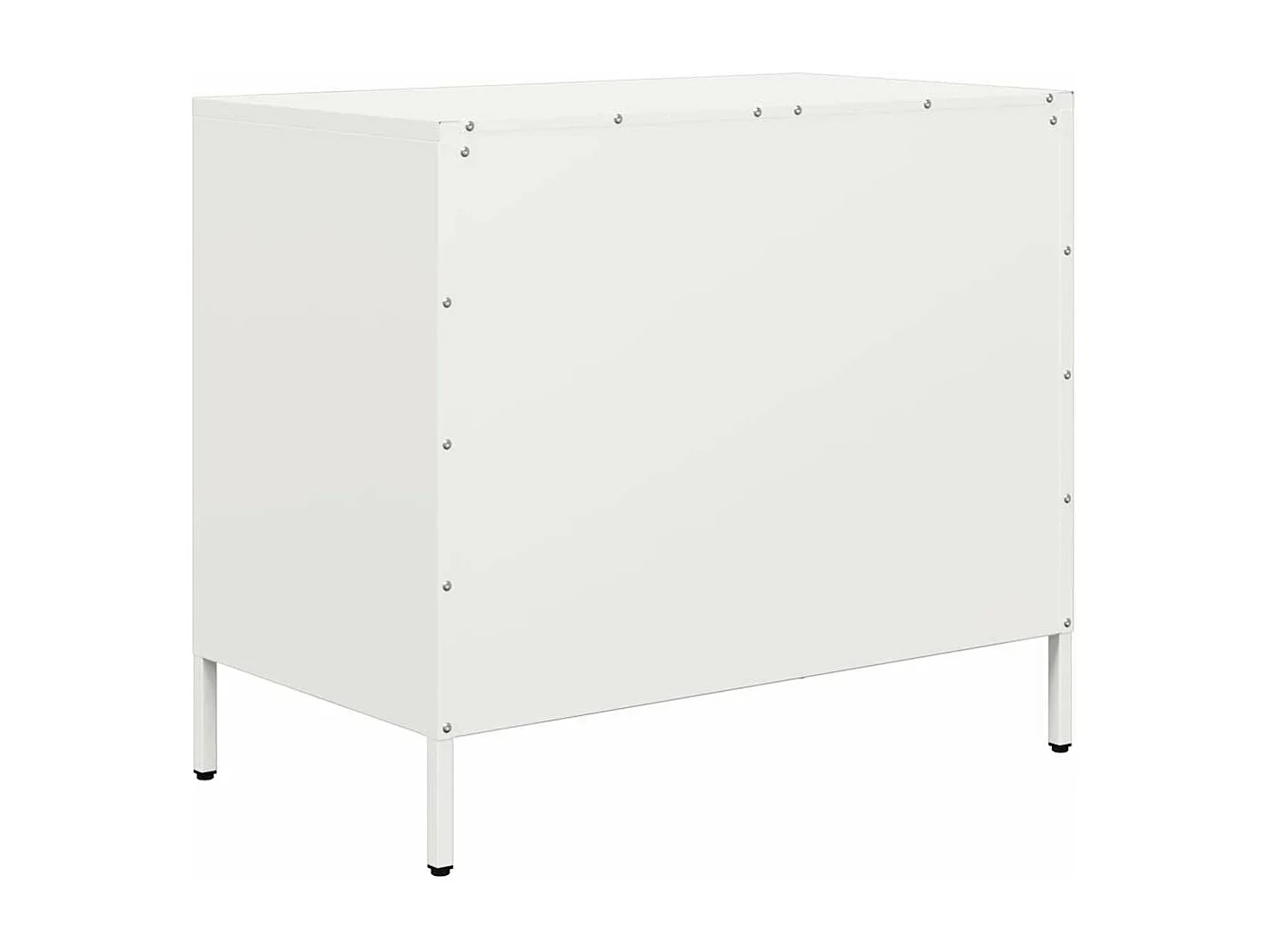 Buffet blanc 68x39x58,5 cm acier laminé à froid