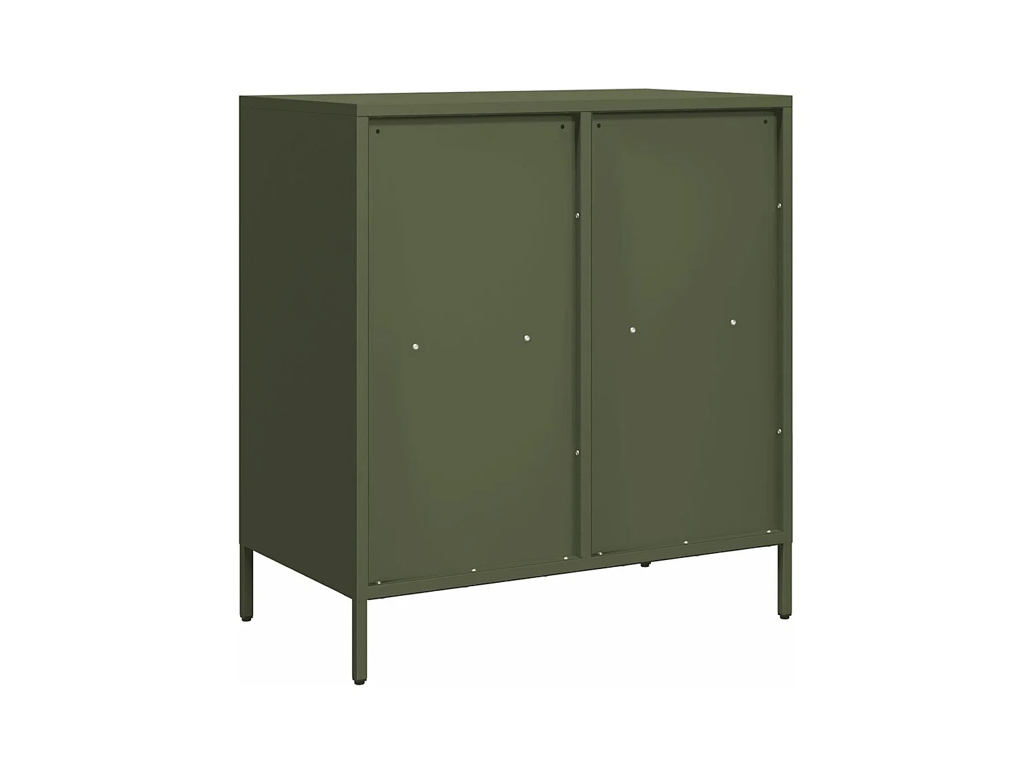 Buffet vert olive 68x39x73,5 cm acier laminé à froid