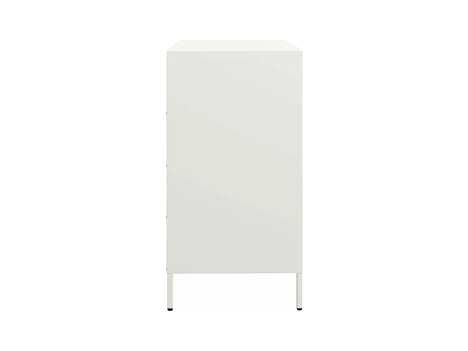 Buffet blanc 68x39x73,5 cm acier laminé à froid