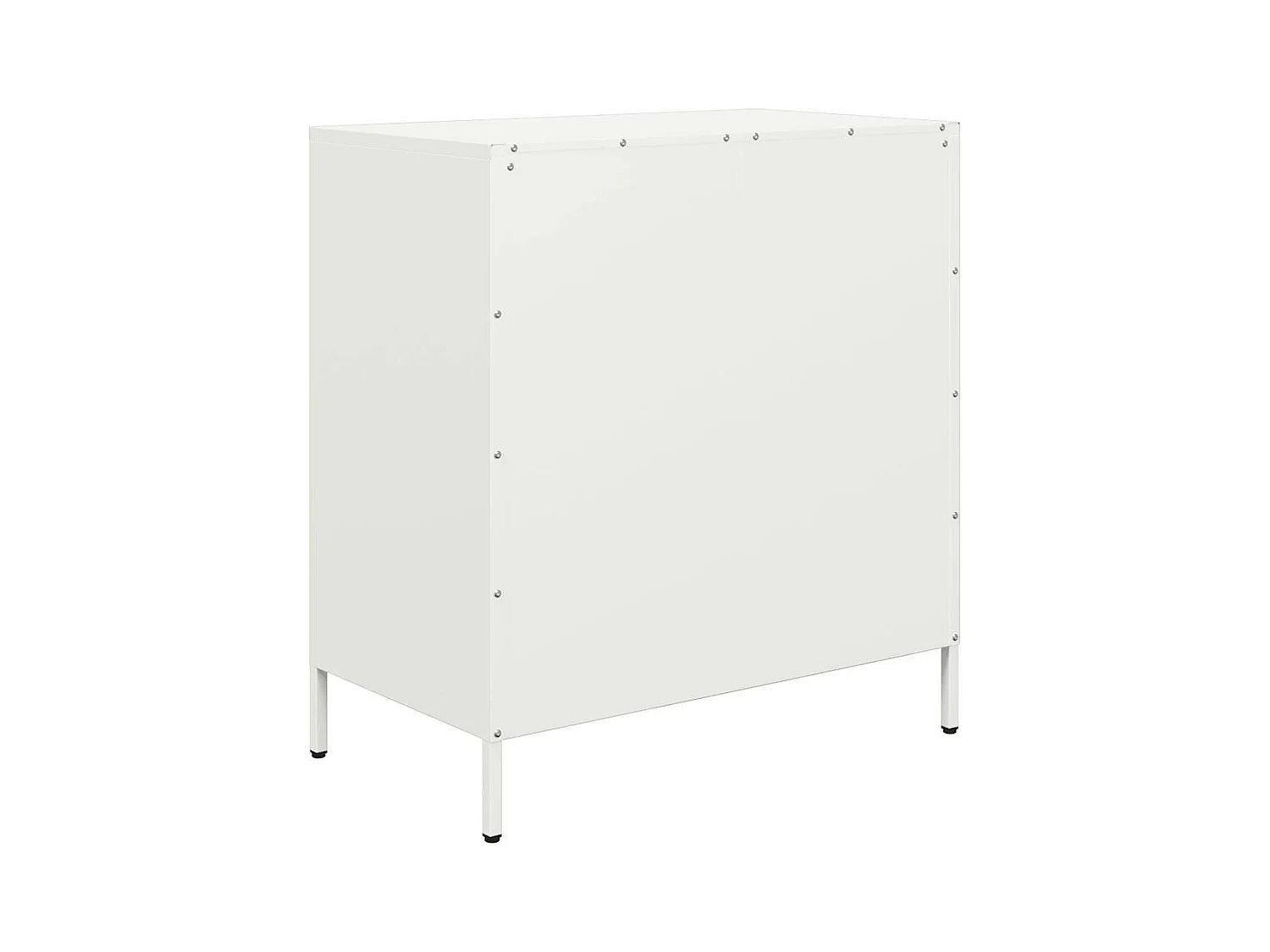 Buffet blanc 68x39x73,5 cm acier laminé à froid