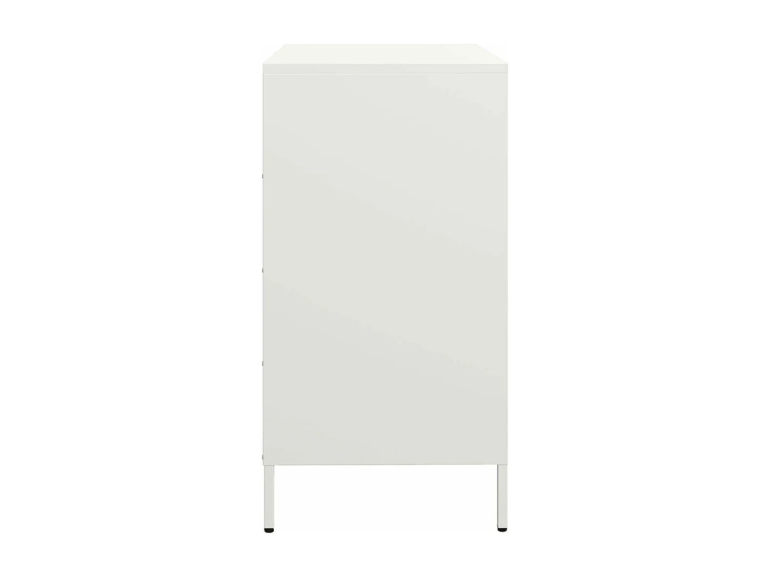 Buffet blanc 68x39x73,5 cm acier laminé à froid