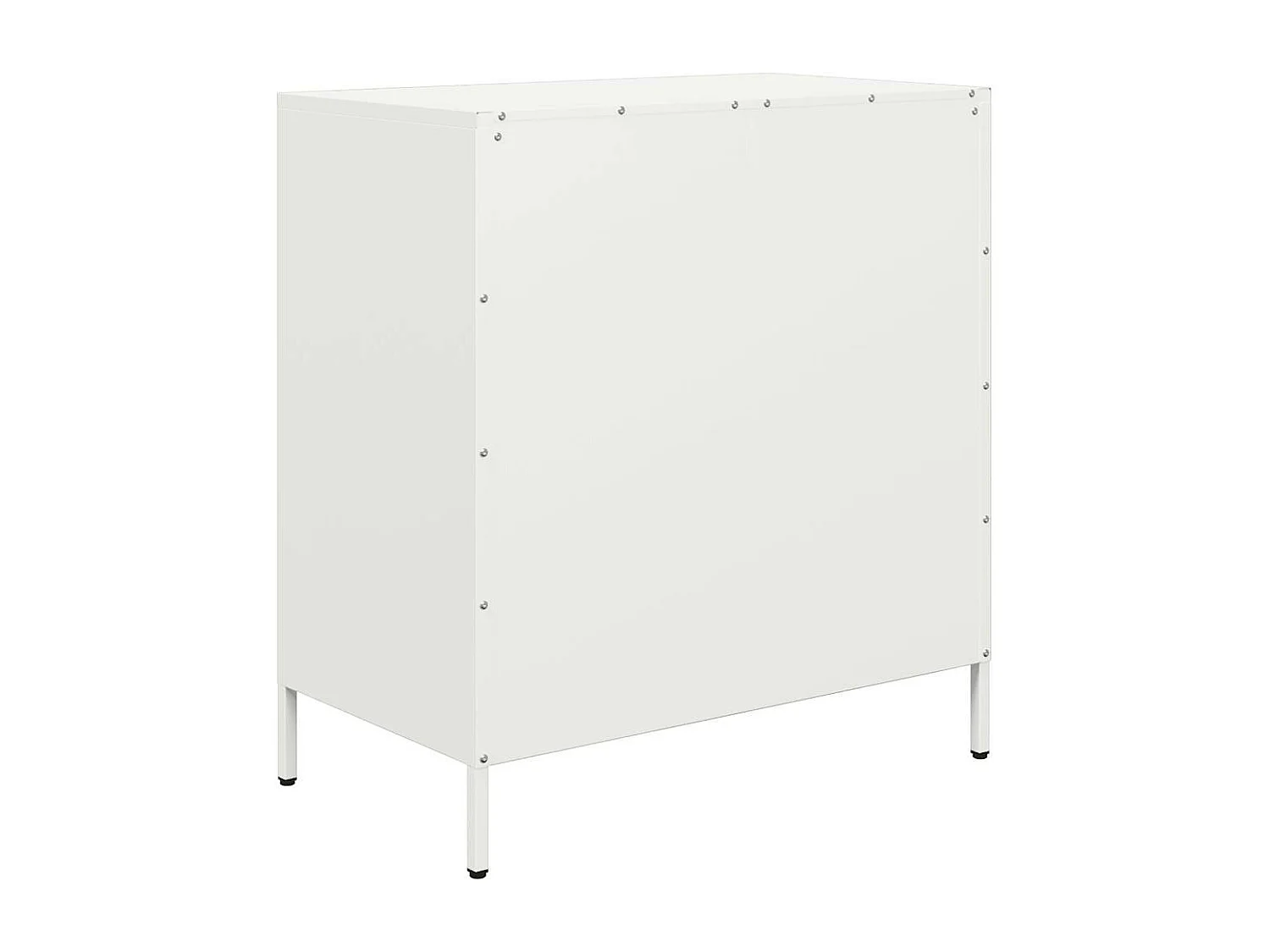 Buffet blanc 68x39x73,5 cm acier laminé à froid