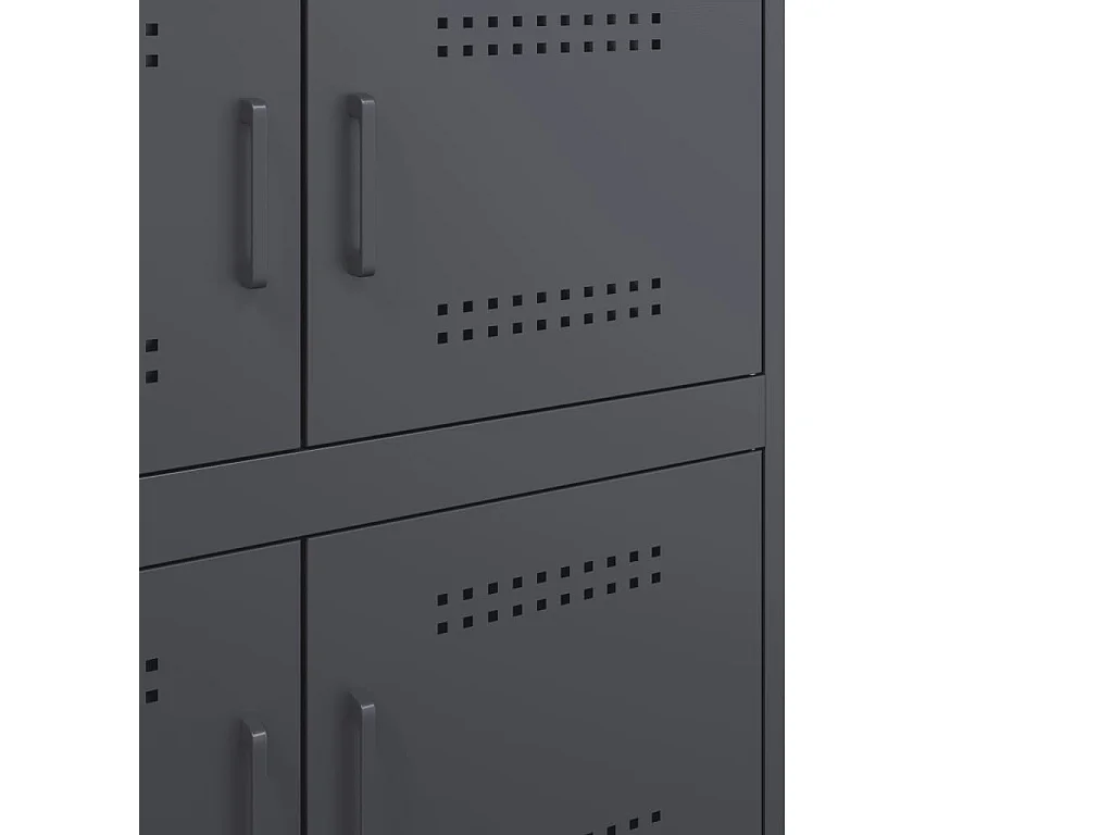 Buffet anthracite 68x39x79 cm acier