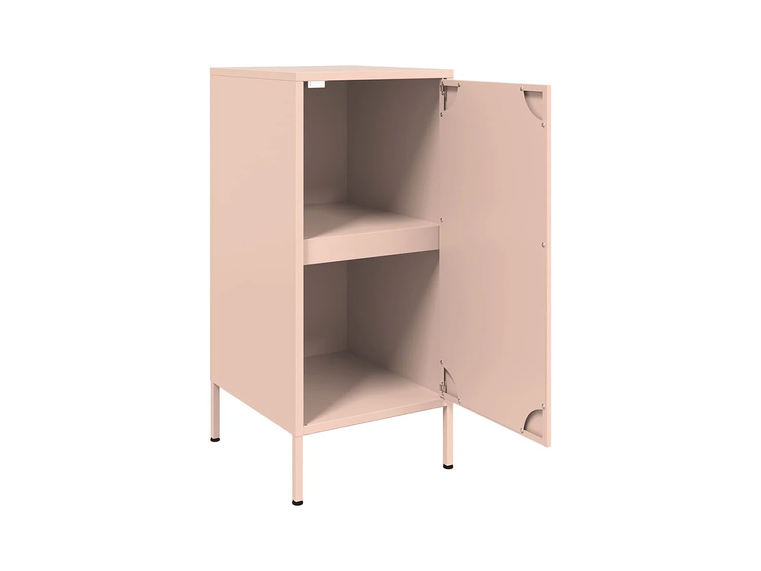 Buffets 2 pcs rose 36x39x79 cm acier
