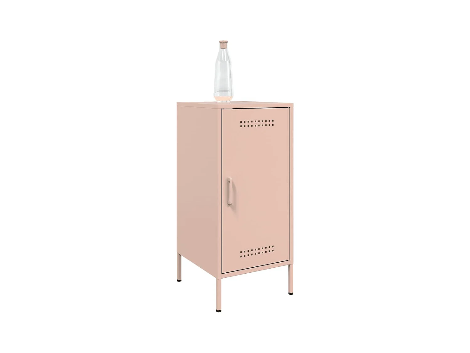 Buffets 2 pcs rose 36x39x79 cm acier