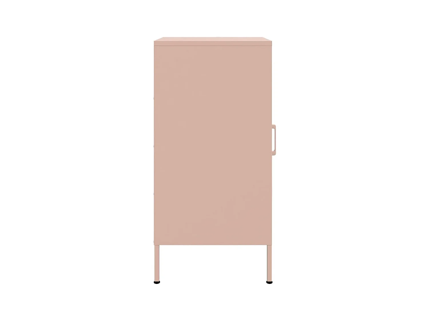 Buffets 2 pcs rose 36x39x79 cm acier
