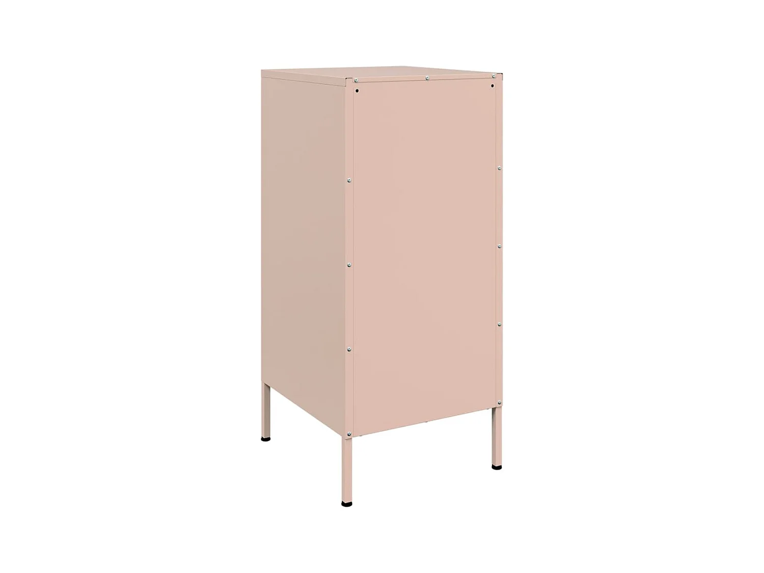 Buffets 2 pcs rose 36x39x79 cm acier