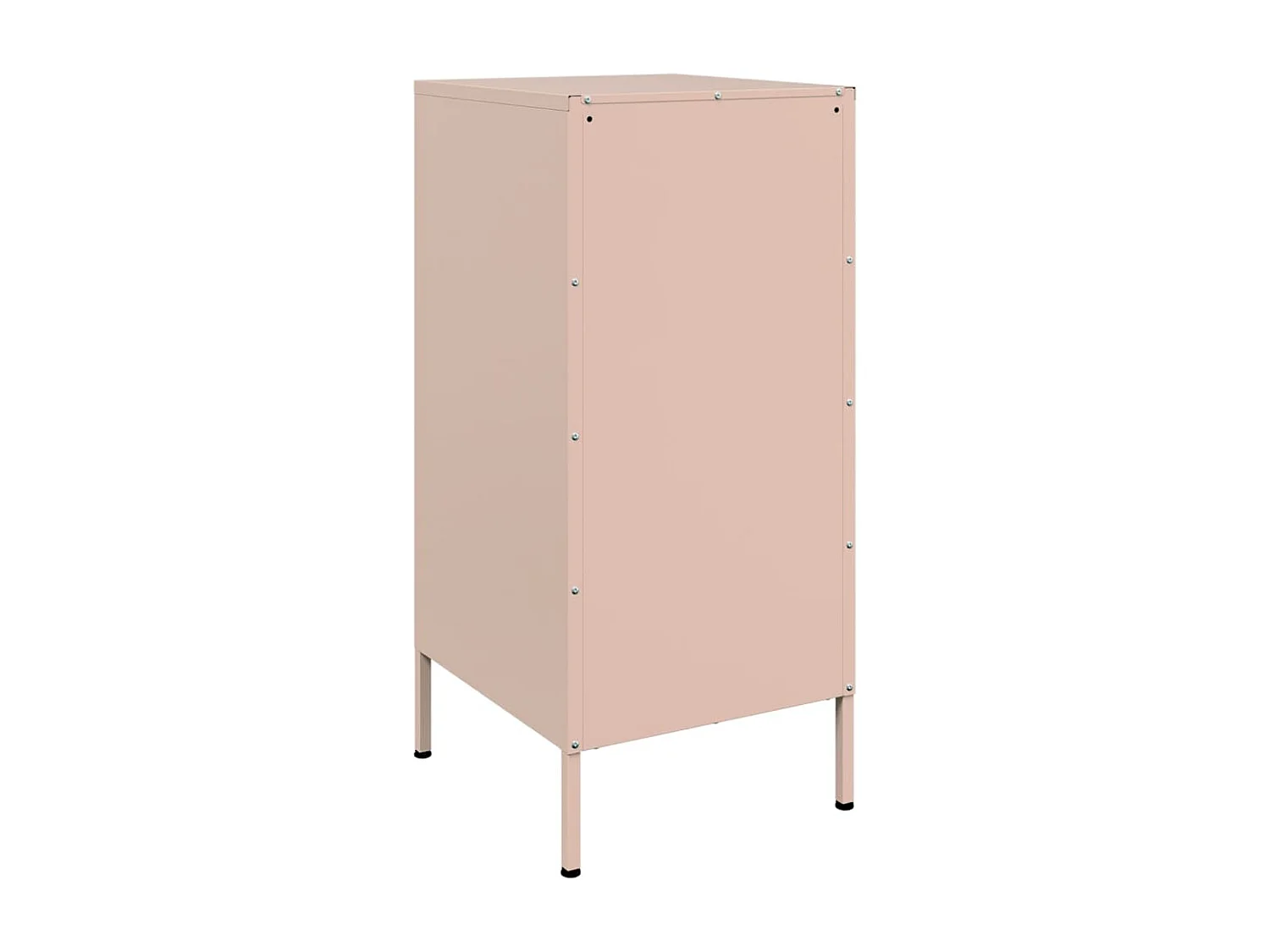 Sideboards 2 Stk. Rosa 36x39x79 cm Stahl