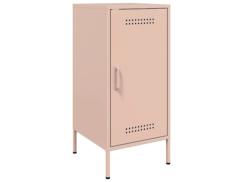 Buffets 2 pcs rose 36x39x79 cm acier