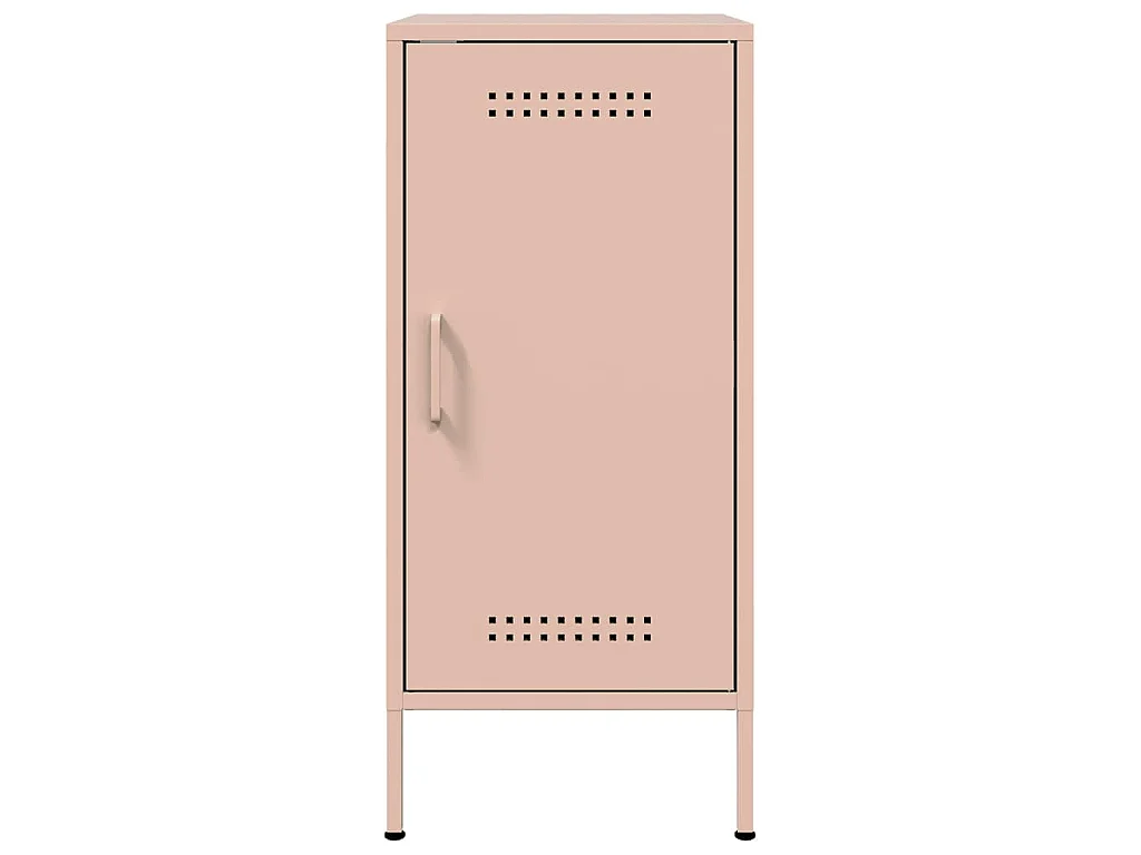 Buffets 2 pcs rose 36x39x79 cm acier