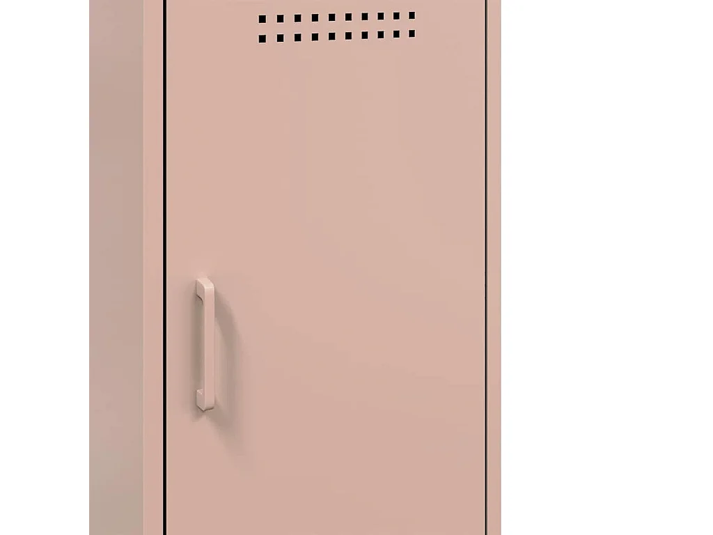 Buffets 2 pcs rose 36x39x79 cm acier
