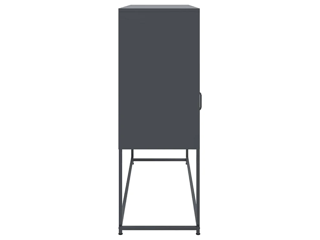 Credenza Antracite 100,5x39x107 cm in Acciaio