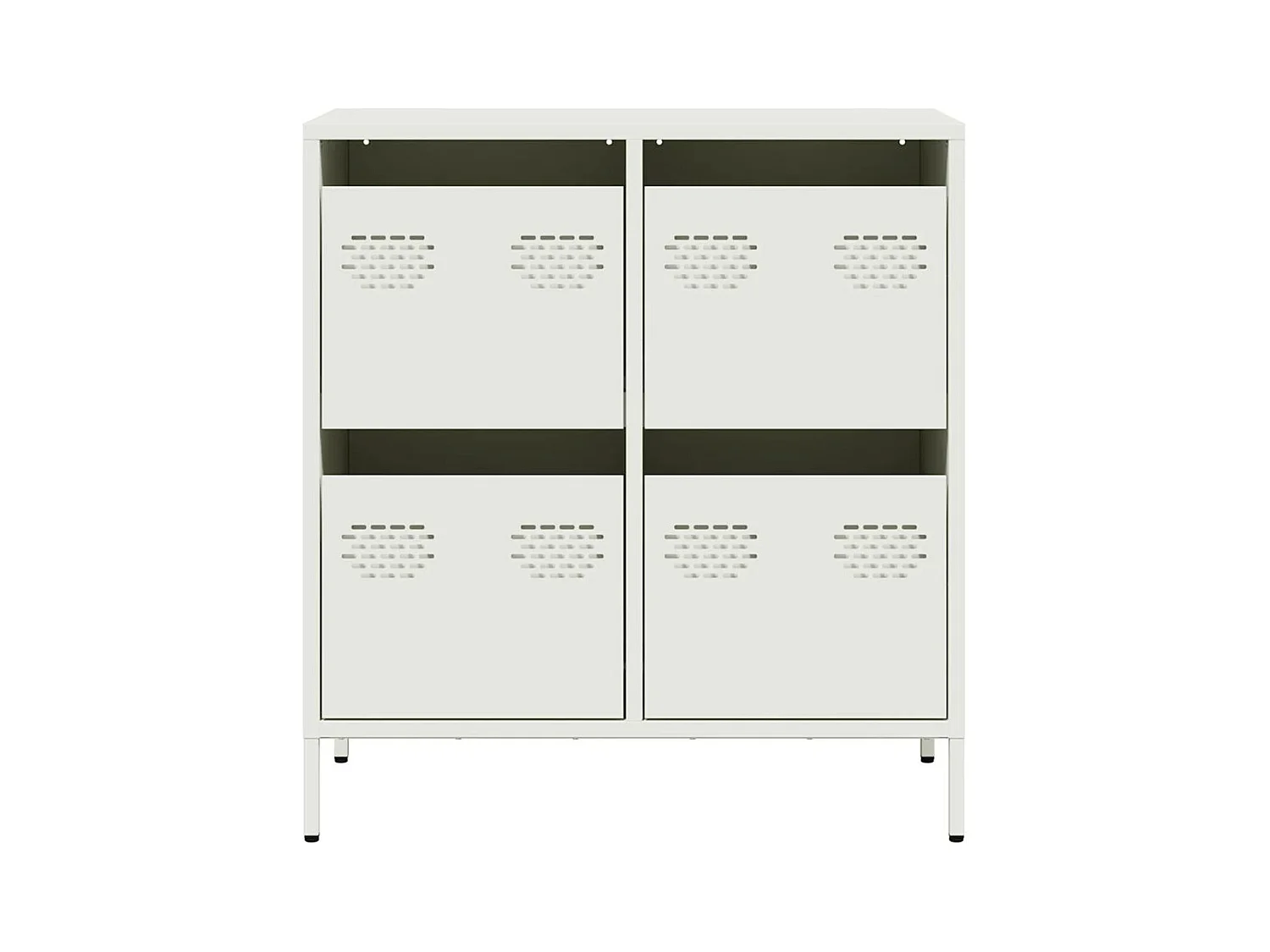 Buffet blanc 68x39x73,5 cm acier laminé à froid