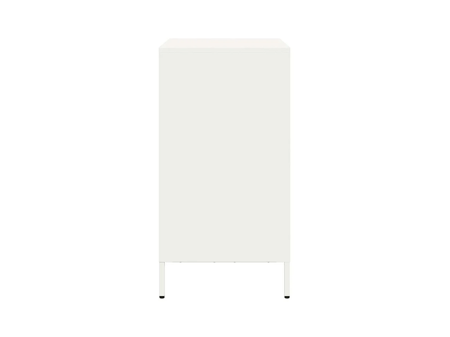 Buffet blanc 68x39x73,5 cm acier laminé à froid