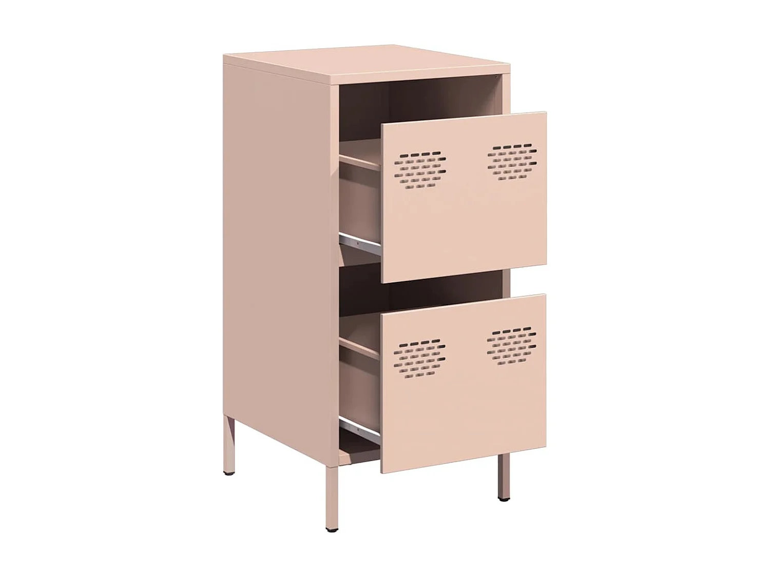 Buffet rose 35x39x73,5 cm acier laminé à froid