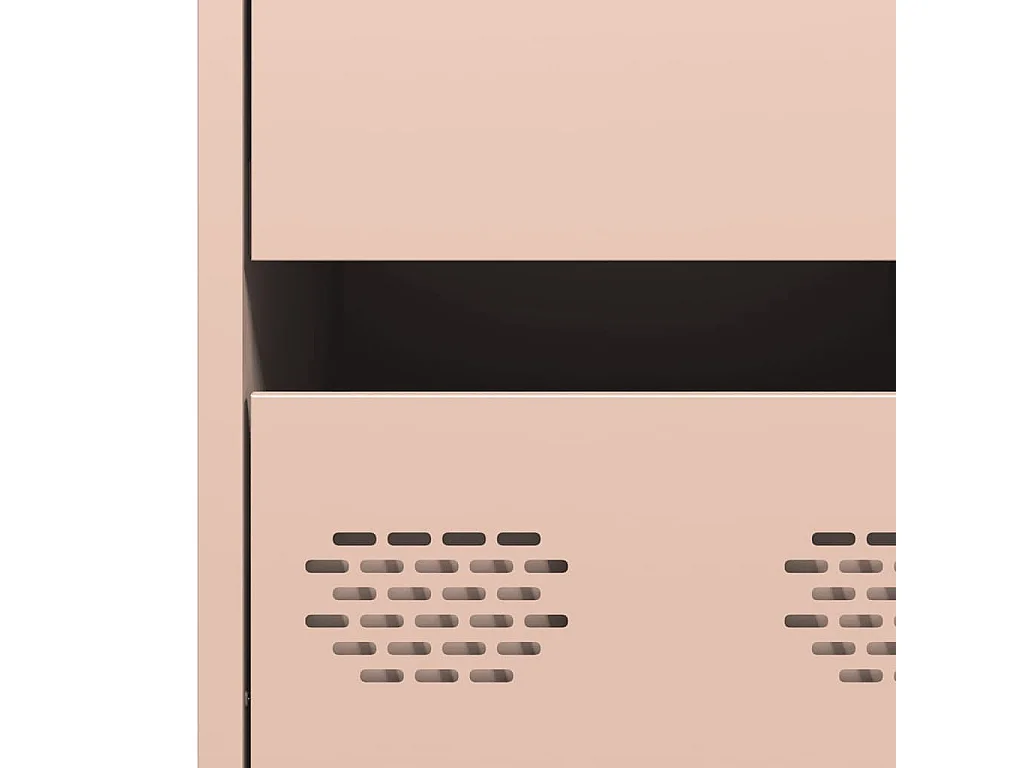 Buffet rose 35x39x73,5 cm acier laminé à froid