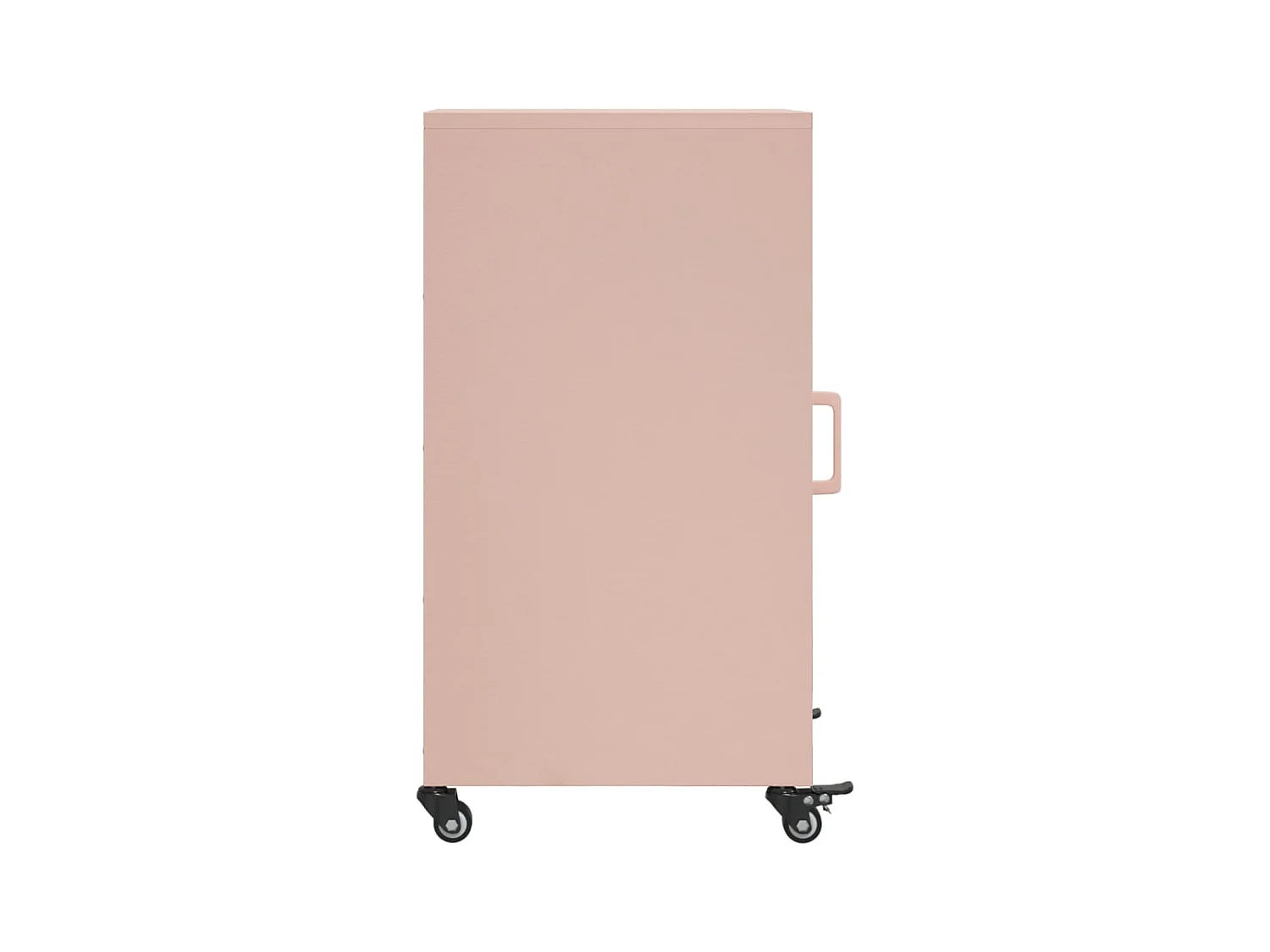 Buffet rose 36x39x72 cm acier