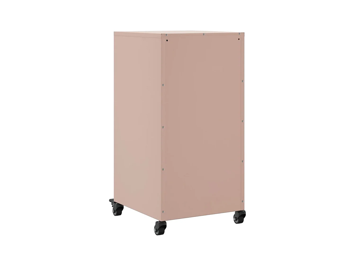 Buffet rose 36x39x72 cm acier