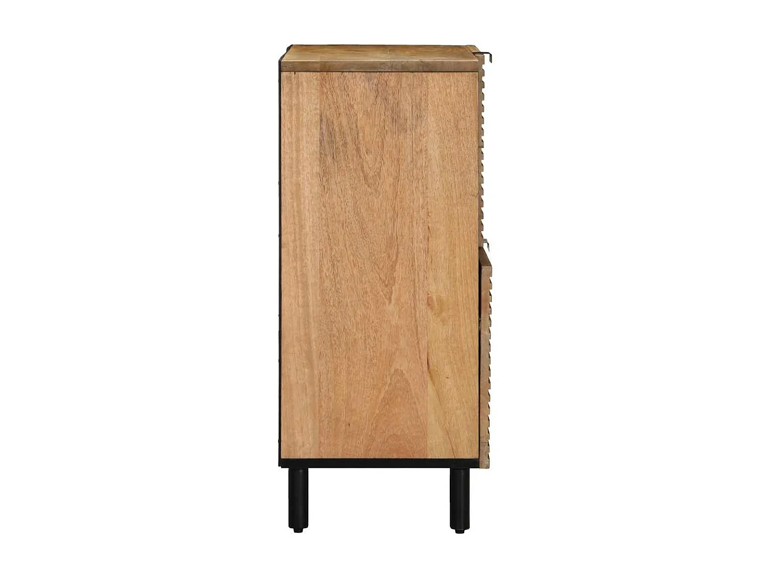 Buffet marron 80x33x75 cm bois massif de manguier