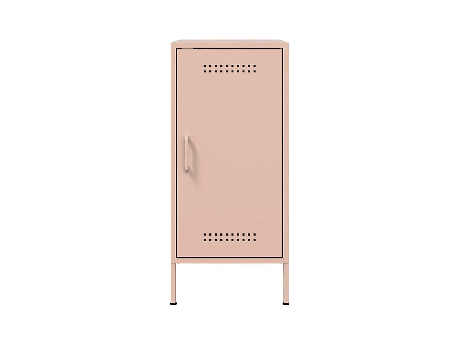 Buffet rose 36x39x79 cm acier