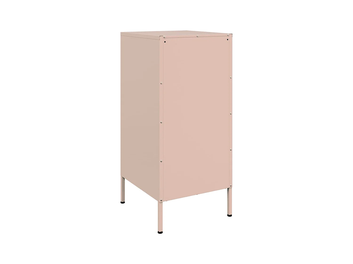 Buffet rose 36x39x79 cm acier