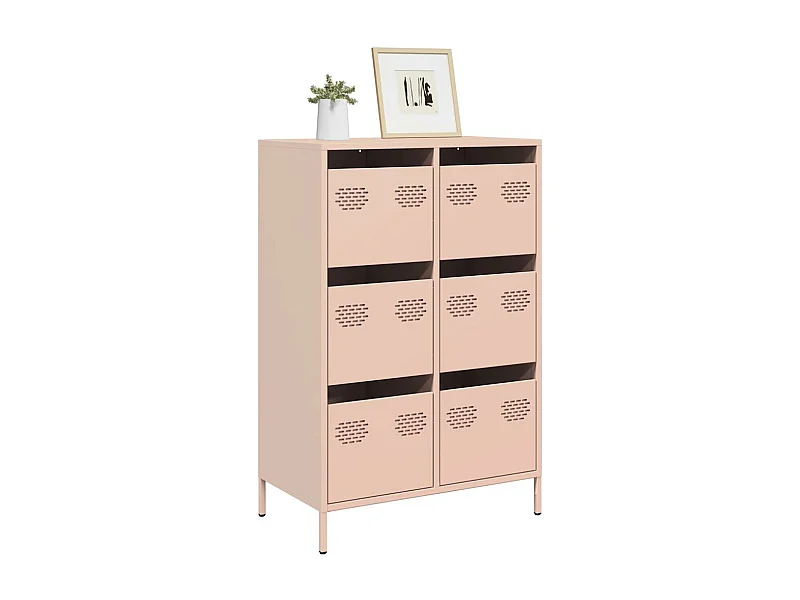 Highboard Rosa 68x39x101,5 cm Stahl