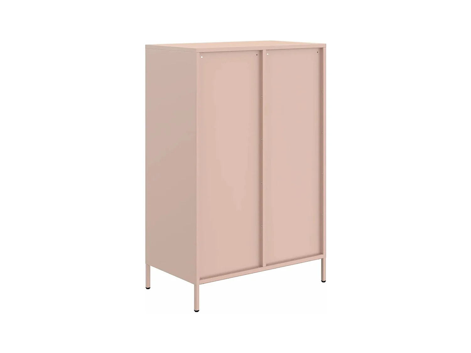 Buffet haut rose 68x39x101,5 cm acier