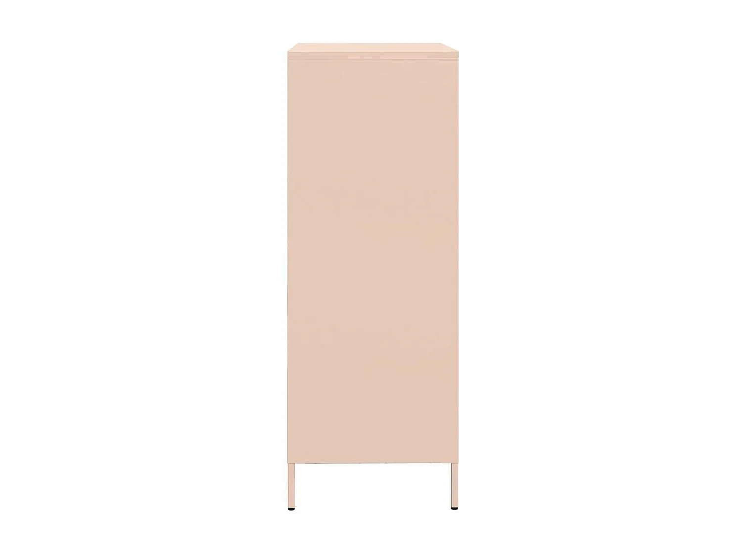 Buffet haut rose 68x39x101,5 cm acier