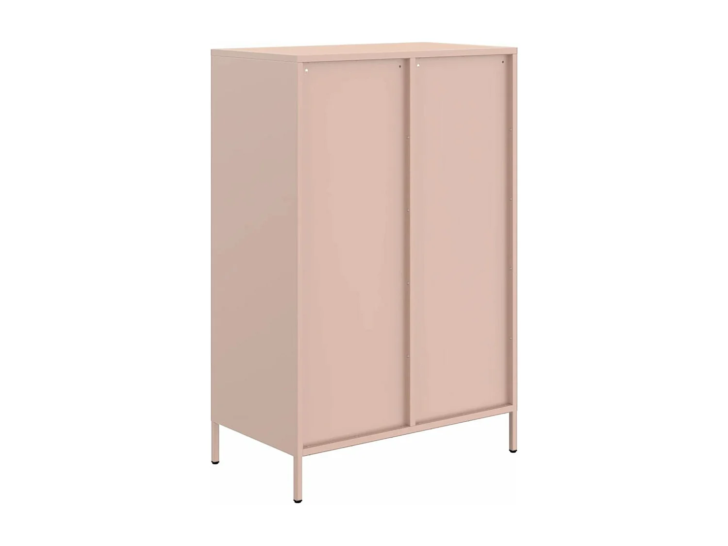 Buffet haut rose 68x39x101,5 cm acier