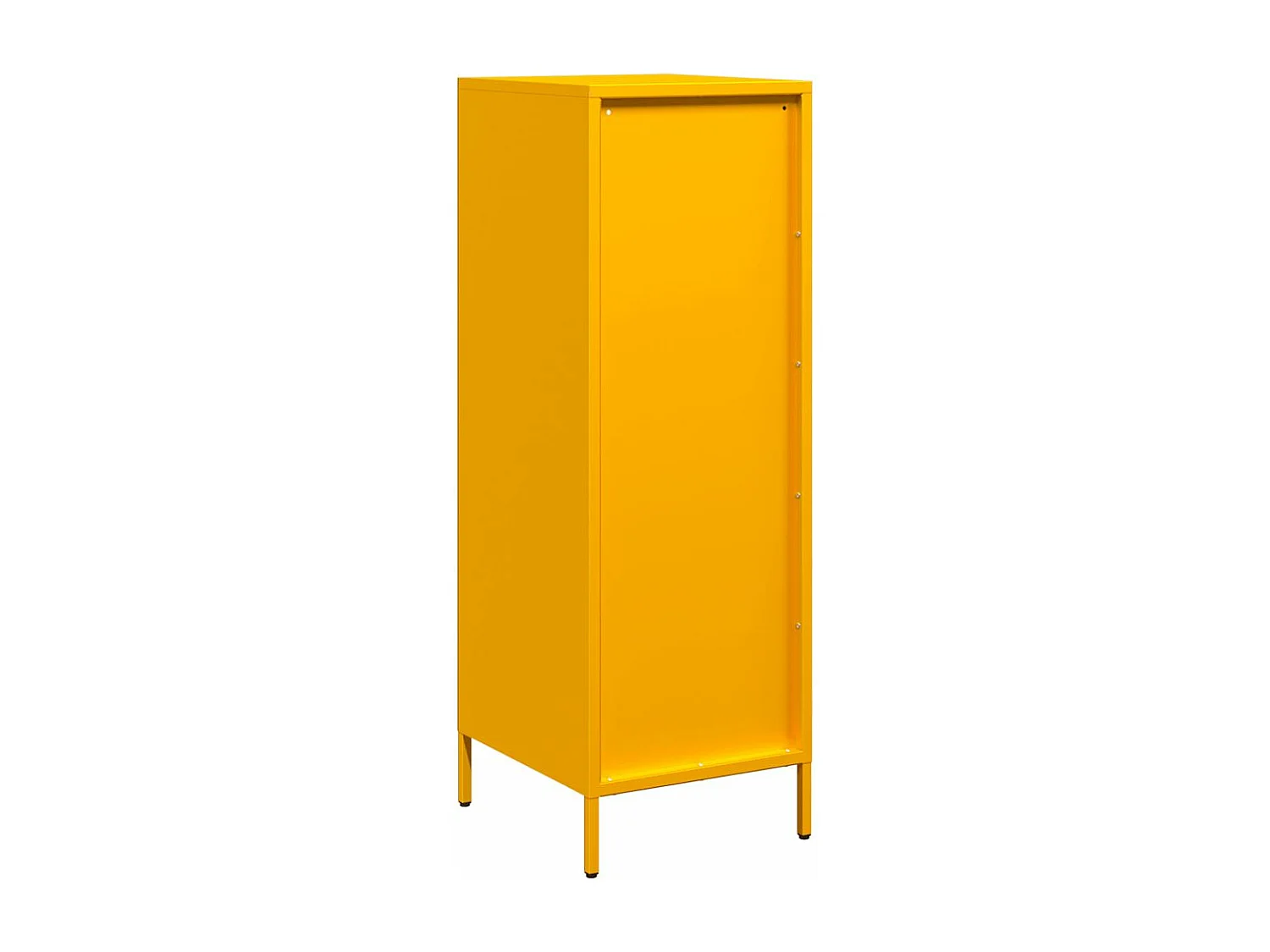 Buffet haut jaune moutarde 39x35x103,5 cm acier
