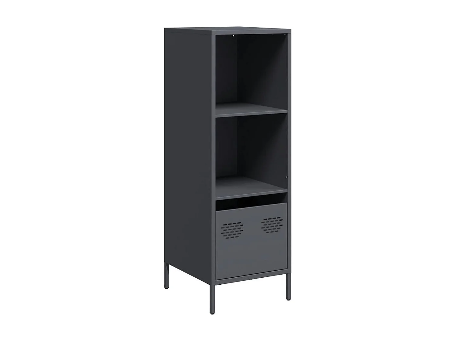 Hoge kast 35x39x103,5 cm staal antracietkleurig