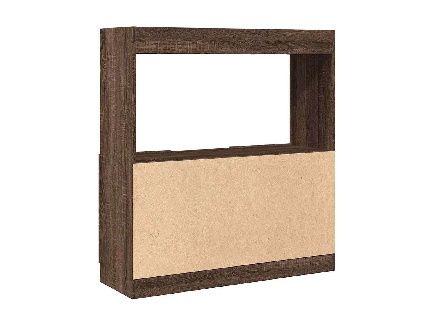 Buffet haut chêne marron 92x33x100 cm bois d'ingénierie