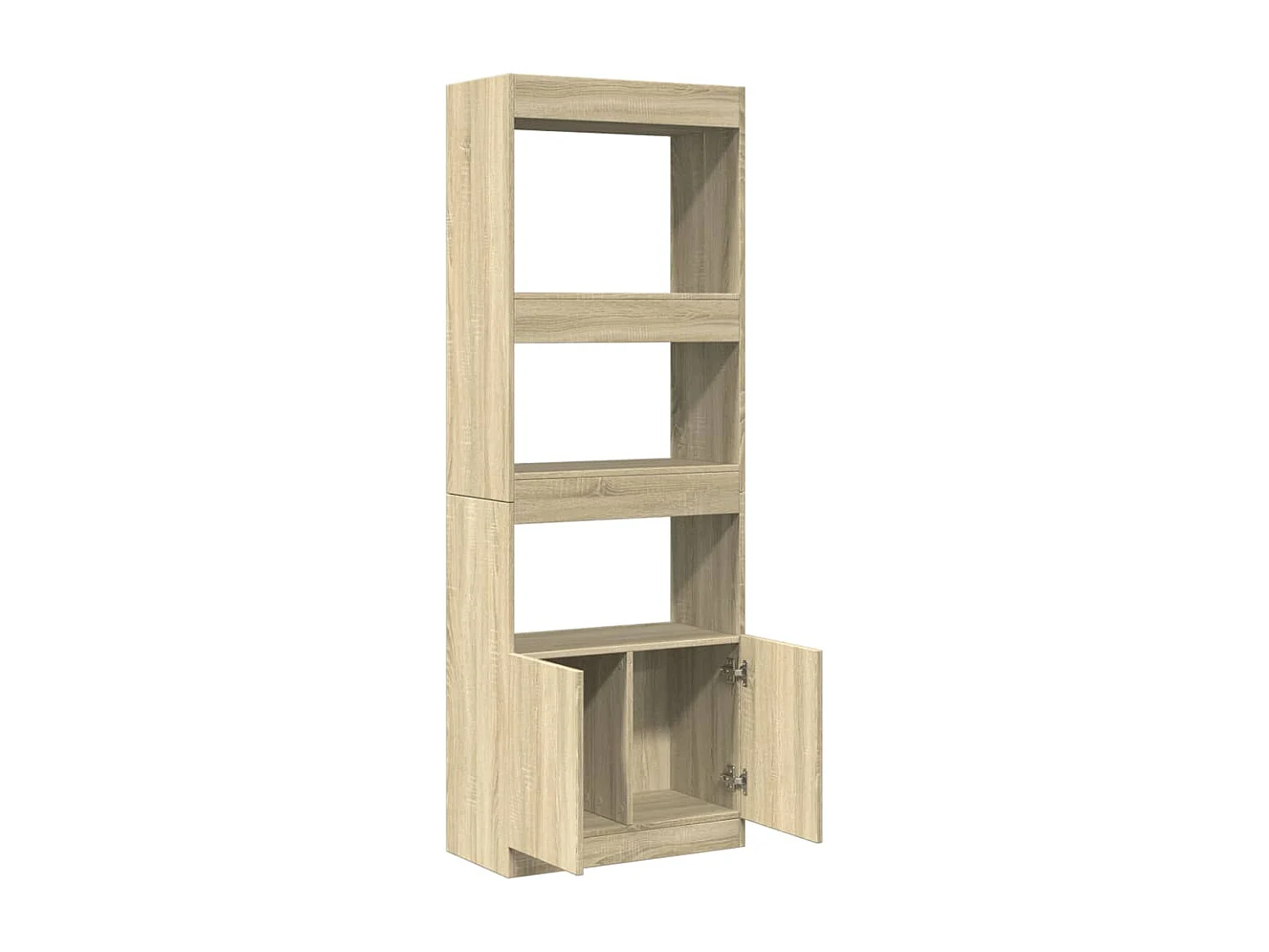 Buffet haut 63x33x180 cm chêne sonoma bois d'ingénierie