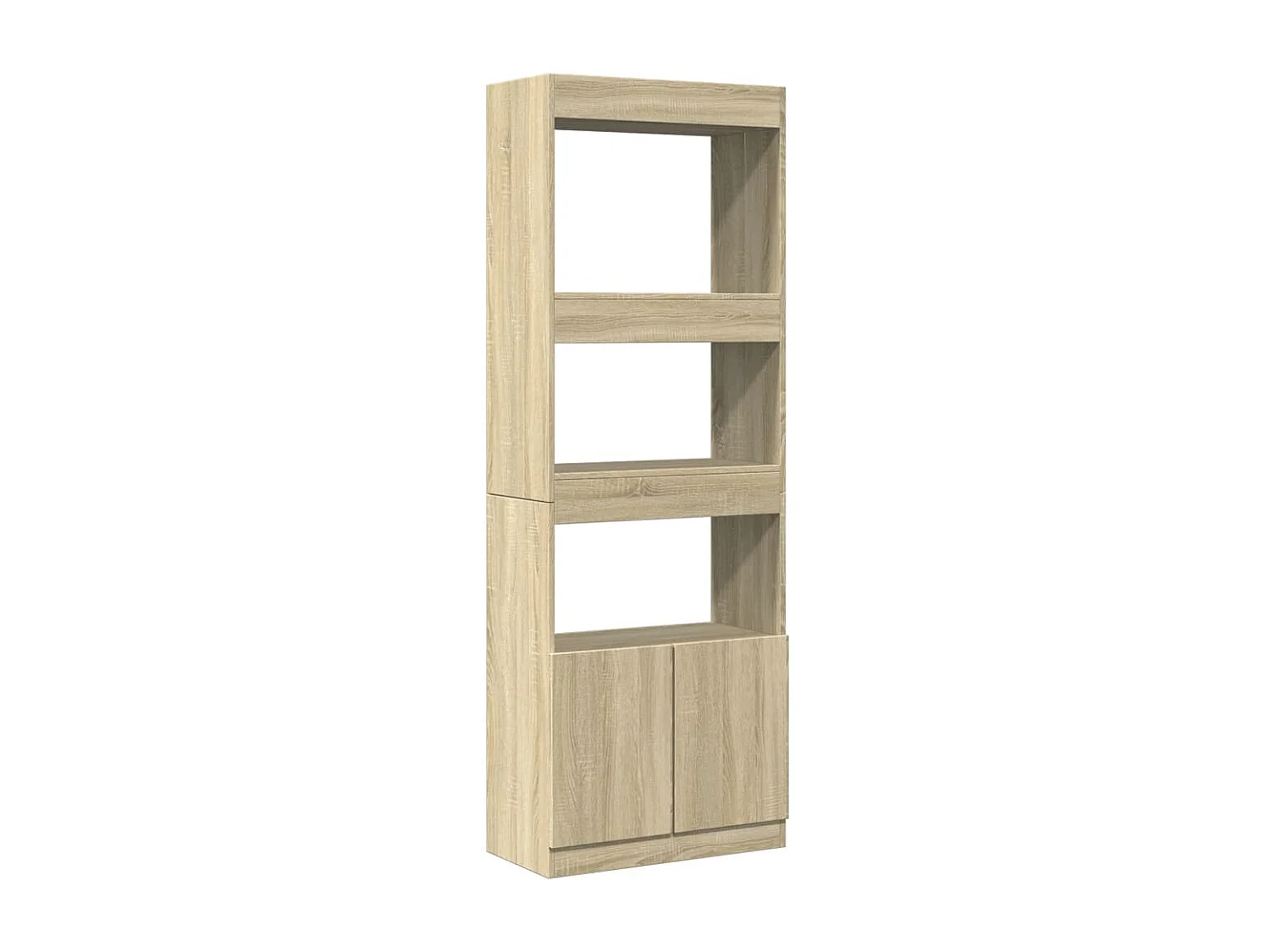 Buffet haut 63x33x180 cm chêne sonoma bois d'ingénierie