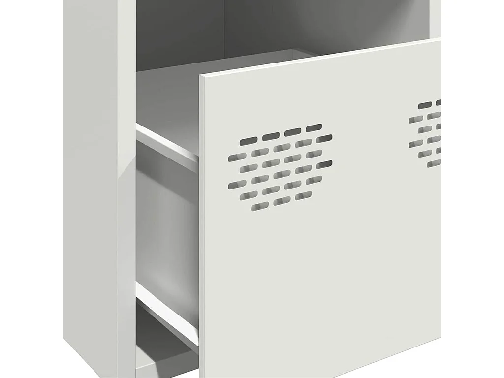 Hoge kast 39x35x103,5 cm staal zwart