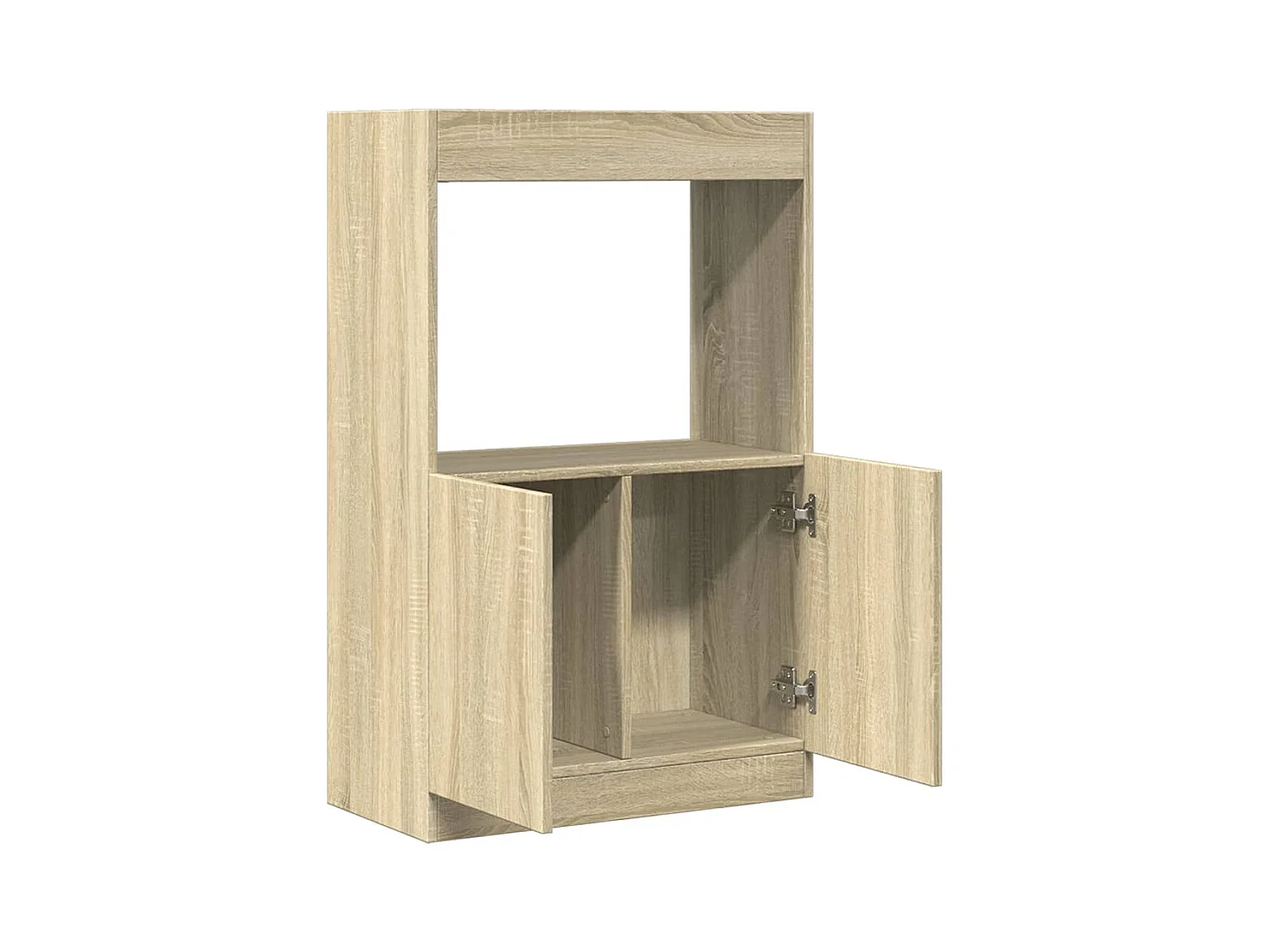 Buffet haut chêne sonoma 63x33x100 cm bois d'ingénierie